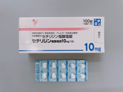 セチリジン10mg「YD」（ジルテック錠同成分）