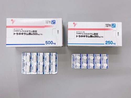 トラネキサム酸錠250mg/500mg「YD」（在庫要確認）
